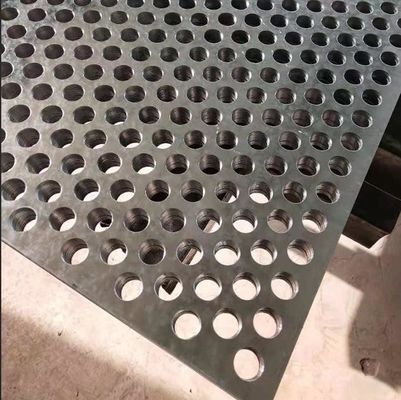 Punching πιάτων χάλυβα SS304 ASTM AISI SS ανοξείδωτο φύλλο 1500mm στρογγυλή τρύπα