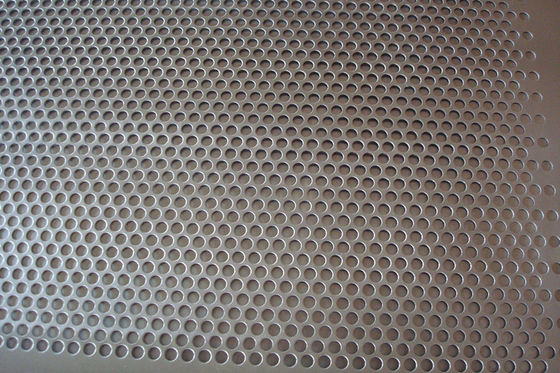 Πιάτο 3mm χάλυβα ASTM SS304H SS cold-rolled γύρω από τρυπημένο με διατρητική μηχανή το τρύπα φύλλο AISI