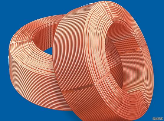 Σωλήνας C12200 σπειρών χαλκού ASTM B280 για το ψυγείο όρου αέρα