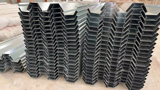 Θερμοκηπίου Γαλβανισμένο Χάλυβα Υδρορροή Βροχής Συνδεδεμένο Εμπορικό 2,0mm